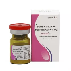 Дактиномицин Dacilon (аналог Космеген) лиофил. 0,5мг фл. №1 фото